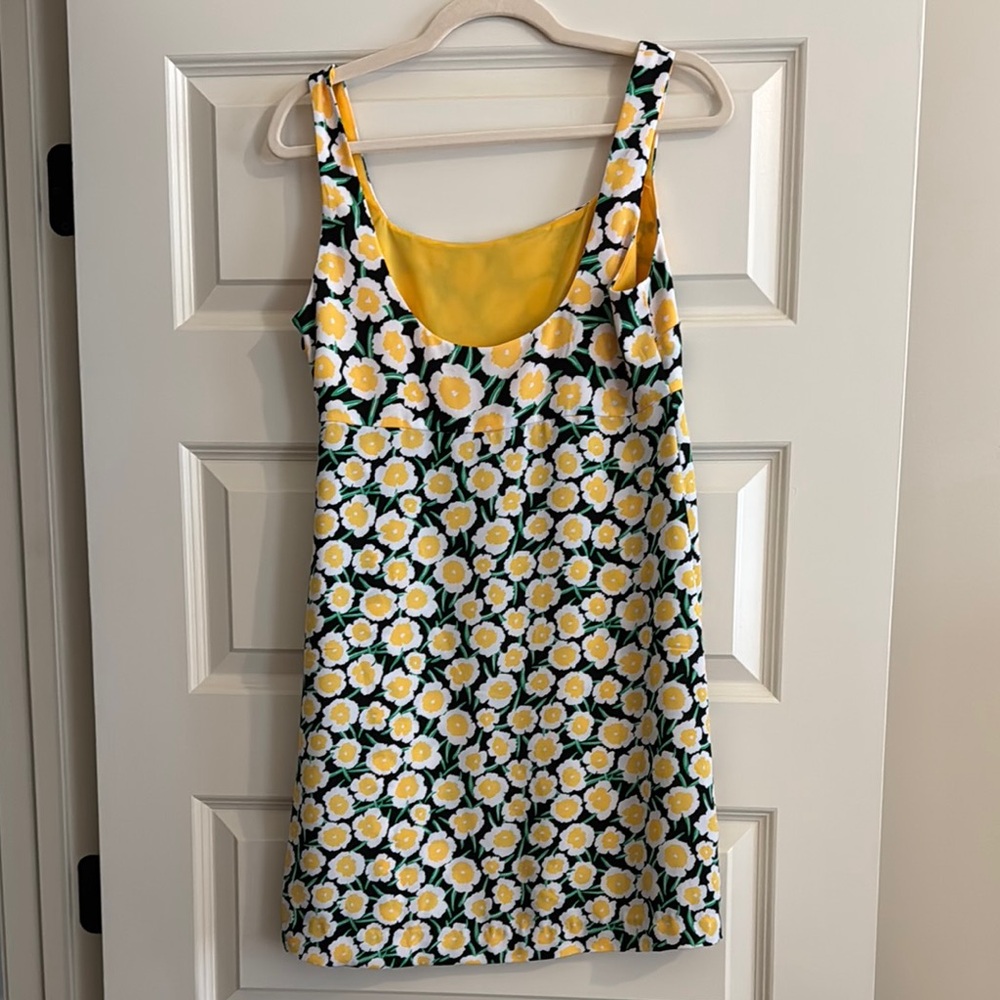 Diane Von Furstenberg for Target Black and Yellow Sleeveless Sundress - Picture 4 of 4